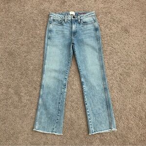 AO.LA Los Angeles Straight Leg Cropped Jeans